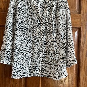Leopard Print Women's Top